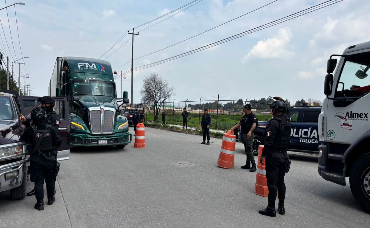 Operativo Pegaso: Toluca refuerza combate al robo de transporte de carga
