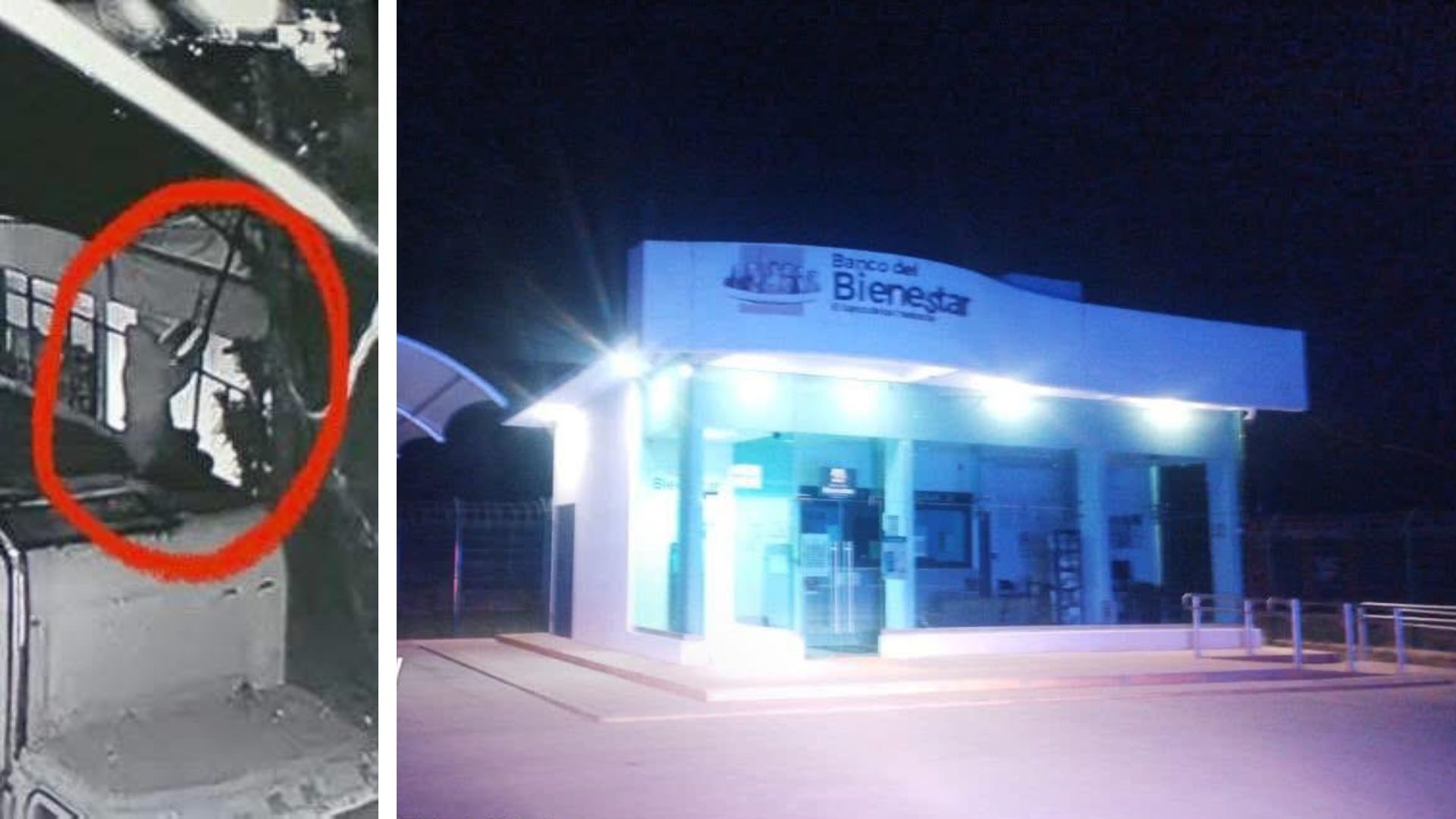 Frustran robo al Banco del Bienestar en Jilotzingo tras corte de fibra óptica