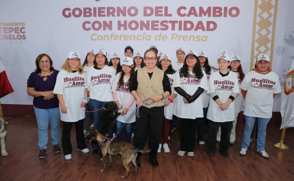 Jóvenes del programa "Universitarios en Movimiento" y empresas locales se suman al esfuerzo por el bienestar animal. Foto Especial