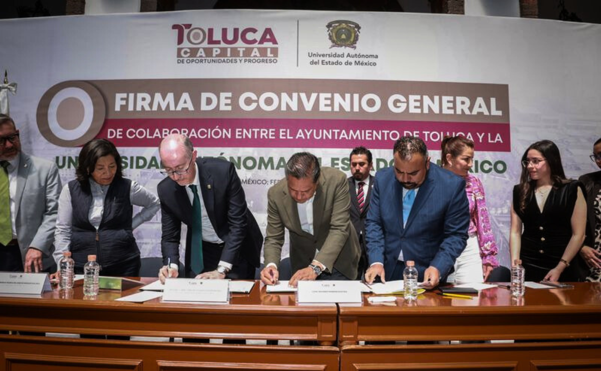Convenio histórico: más oportunidades para los estudiantes de la UAEMéx en Toluca Foto: Especial