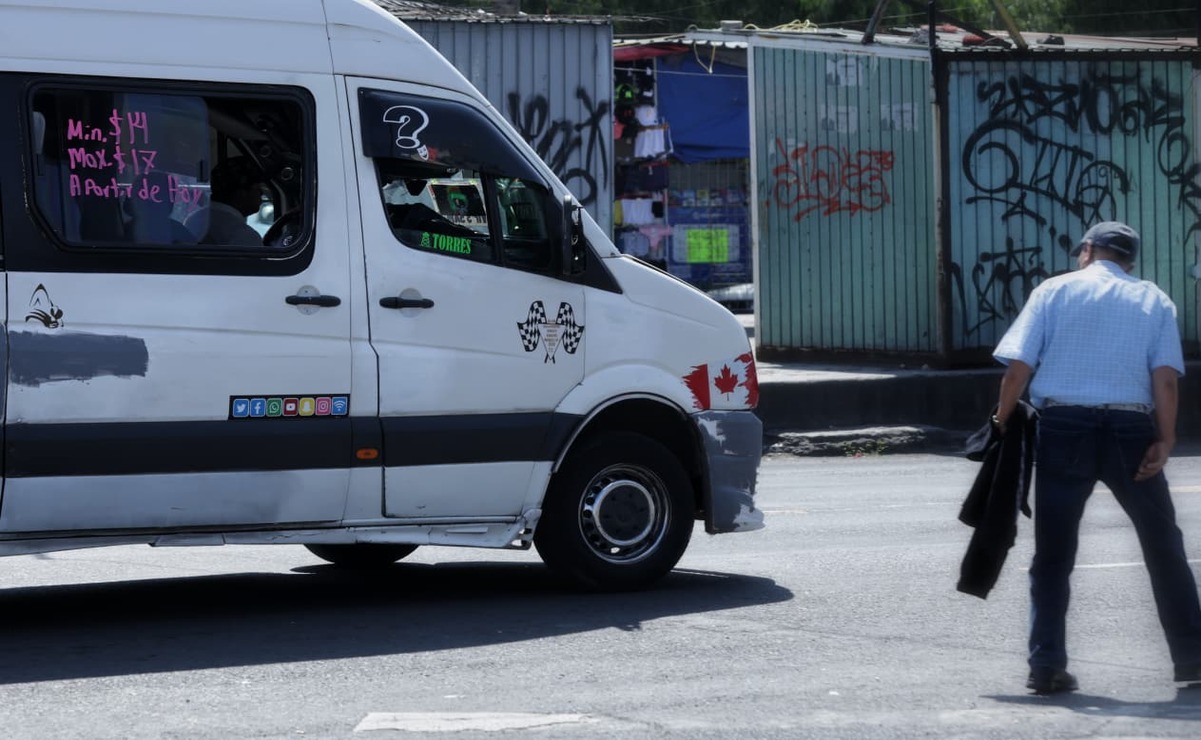 La tarifa mínima, aprobada por el gobierno del Estado de México, pasó de 12 a 14 pesos / Foto Fernanda Rojas