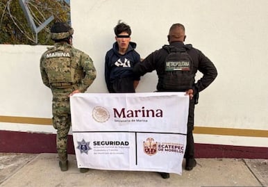 Detienen a Carlos Daniel “N”, alias “El Bunga”, presunto ladrón serial de Ecatepec y Tecámac