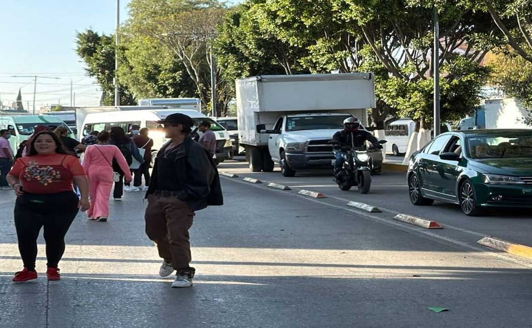 Esta fue la segunda ocasión que bloquearon ya que el día de ayer realizaron el primero. Foto: especial