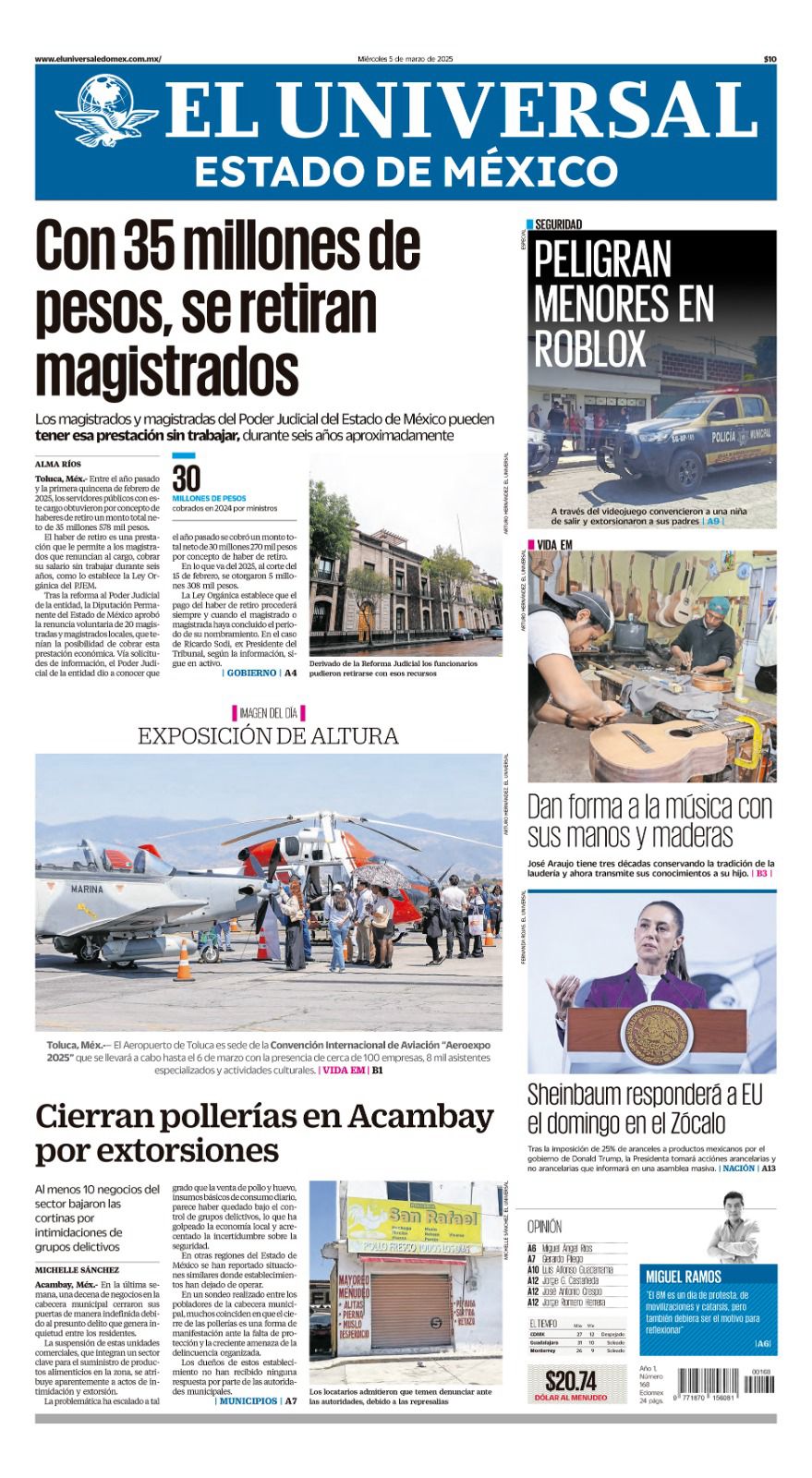 Portada 5 de marzo 2025