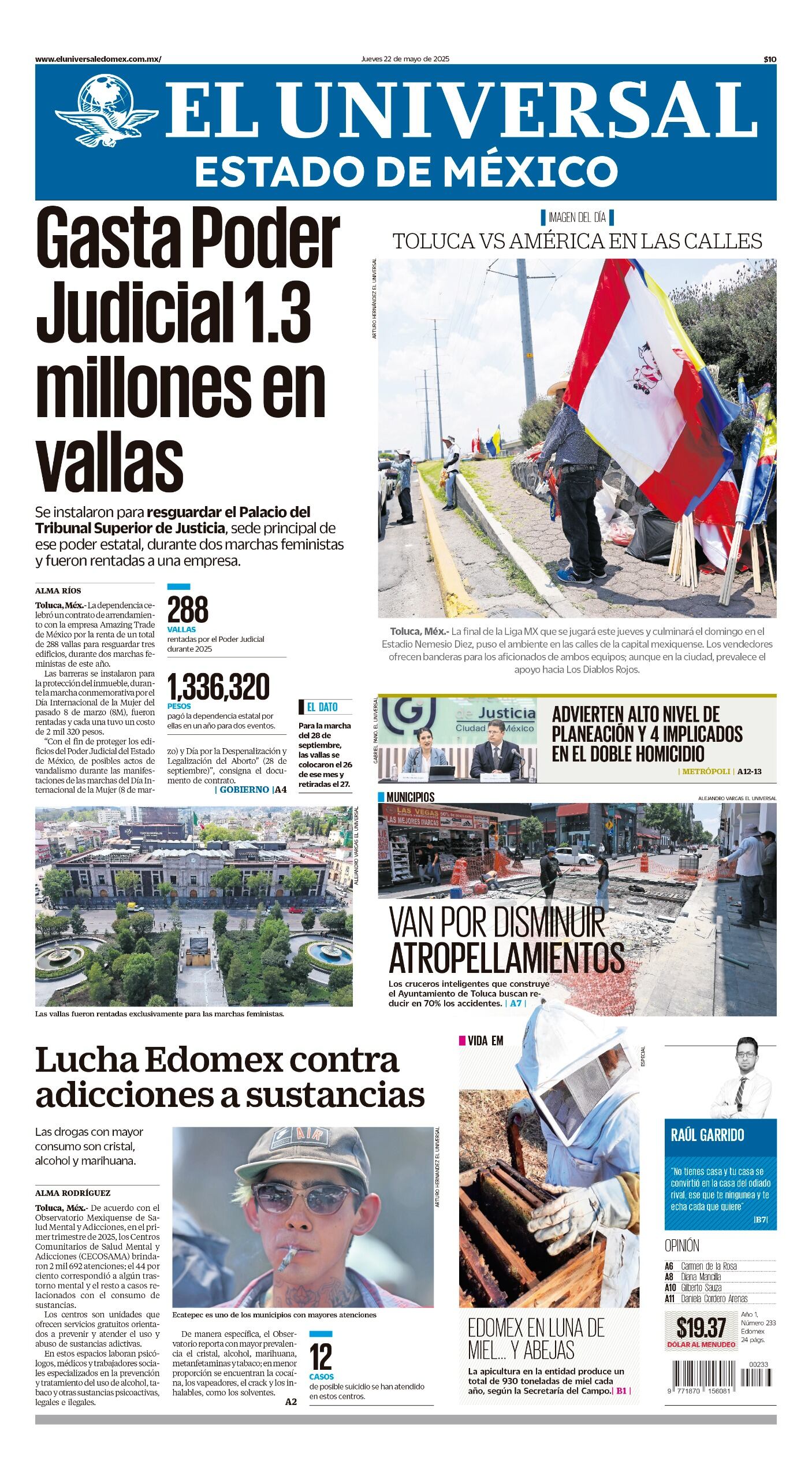 Portada Edomex 22 de mayo 2025