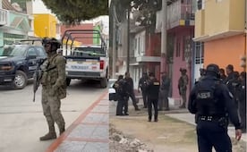 Hallan explosivos, armas y uniformes falsos en Santa María Chiconautla, en Ecatepec