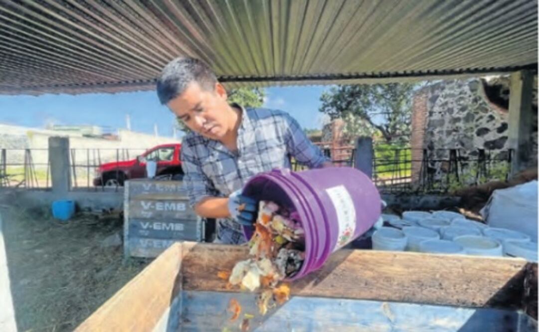 Acatl Biofábrica transforma desechos en composta / Foto Michelle Sánchez