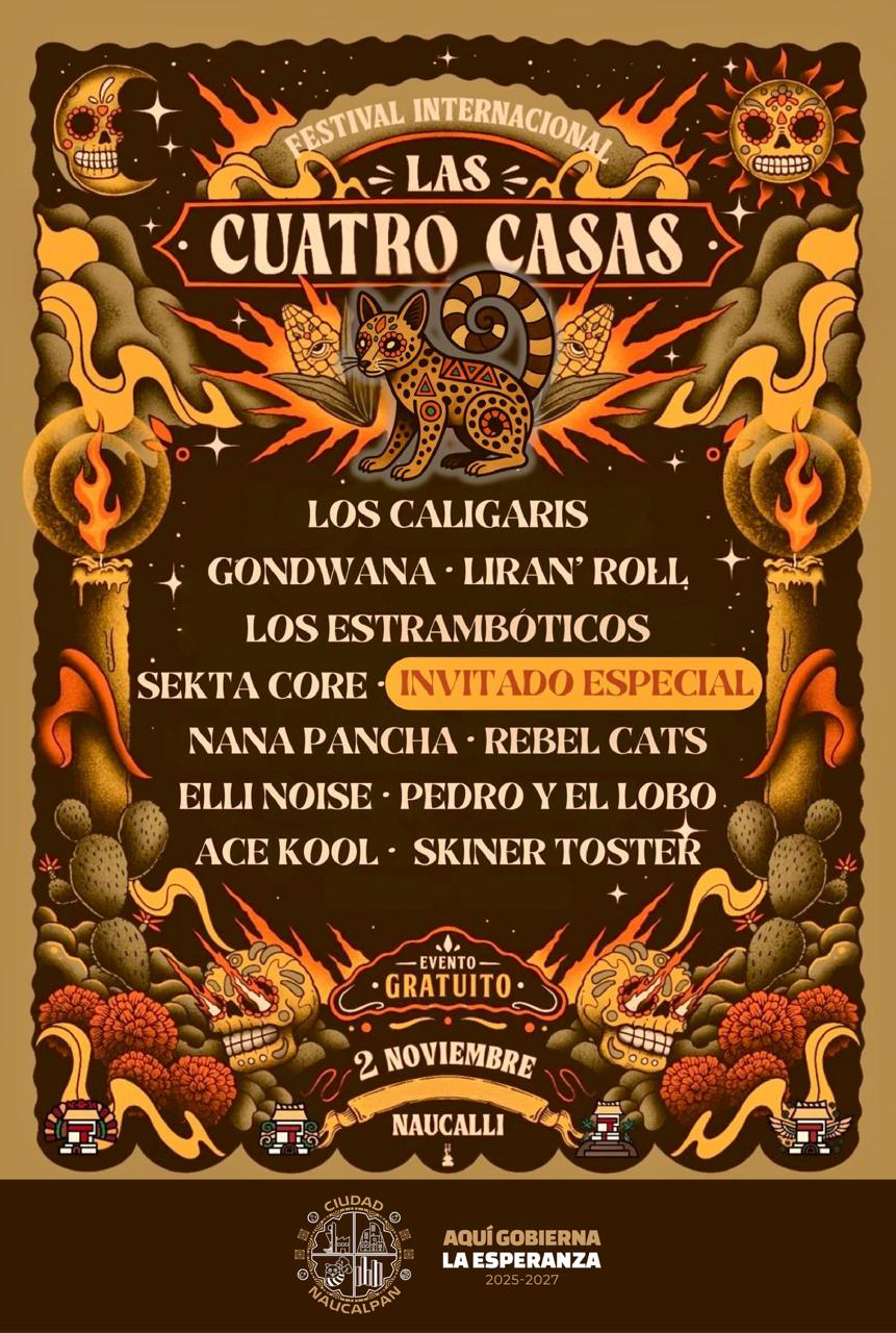 Elenco del Festival Internacional "Las Cuatro Casas" / Foto Especial