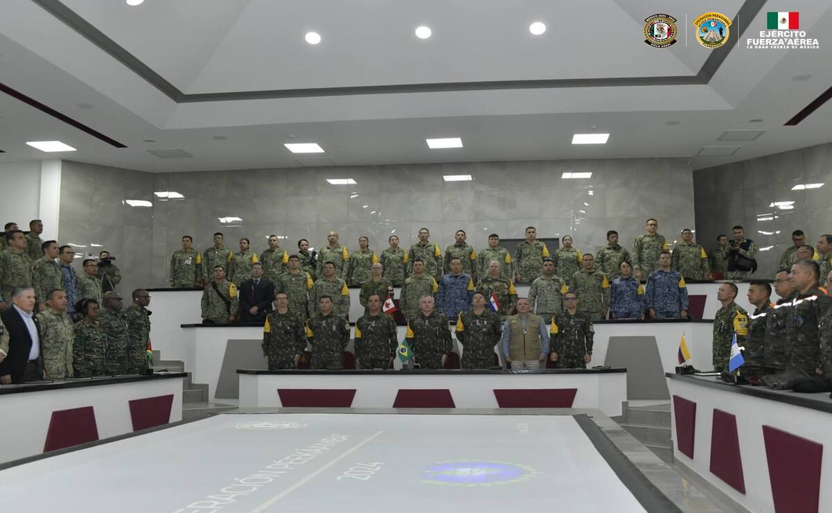 Son 176 elementos militares de 19 países en un ejercicio de respuesta ante desastres / Foto Especial