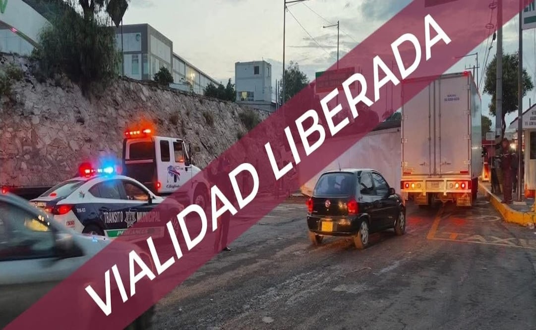 Liberan la vía Gustavo Baz / Foto Especial