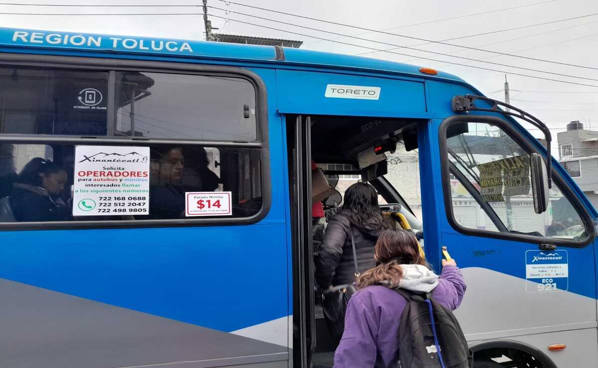 Edomex: Aumento de pasaje a 14 pesos obliga a gastar la mitad del sueldo en transporte