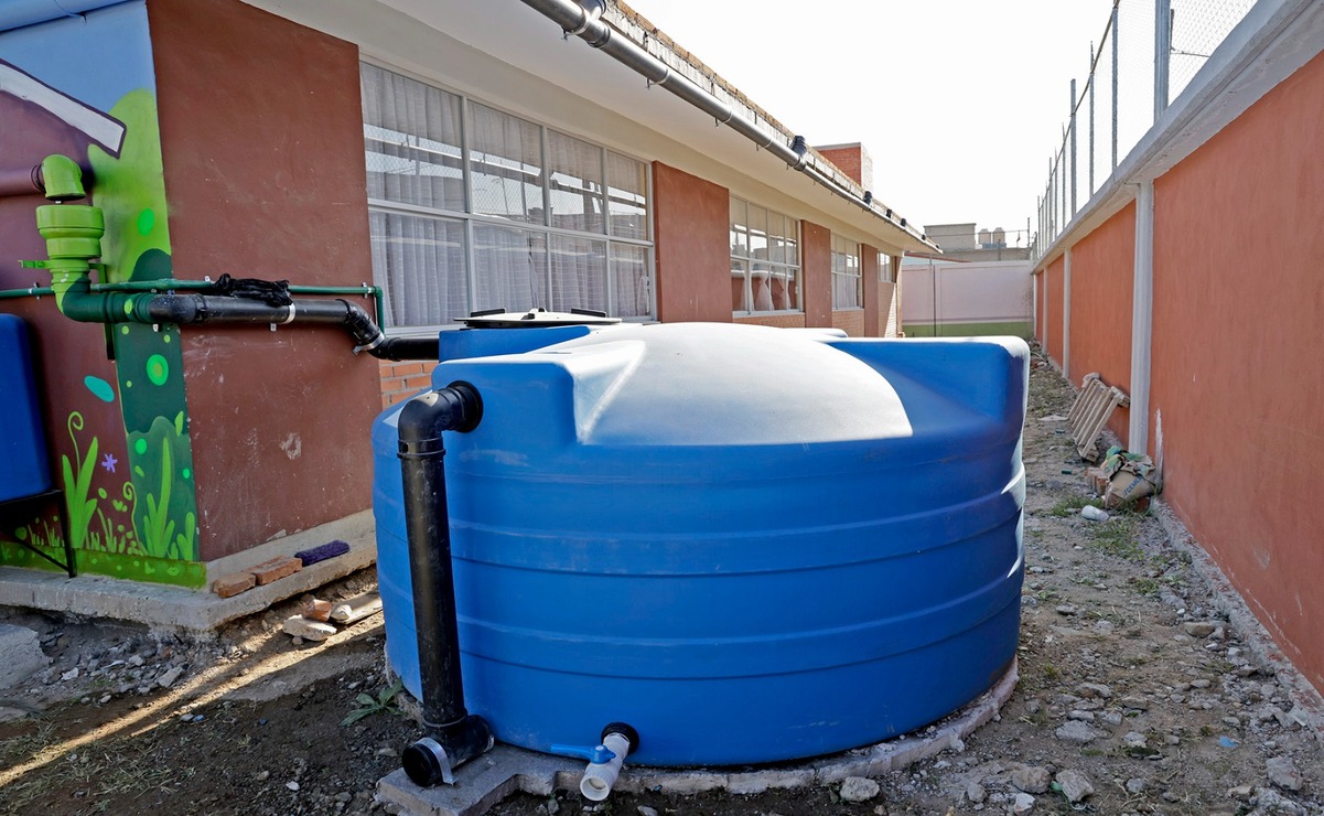 Impulso a la sustentabilidad: Arranca programa para captar agua de lluvia en escuelas del Edomex