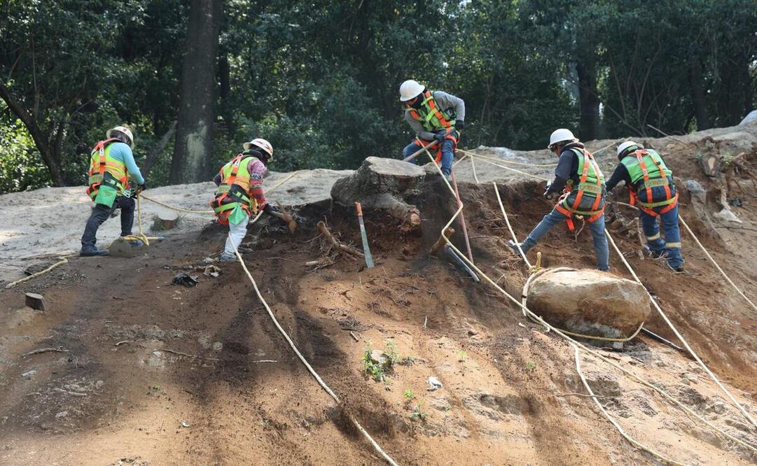 Con la inversión se busca la estabilización de muros identificados como puntos de riesgo de derrumbes y evitar accidentes. Foto: Especial