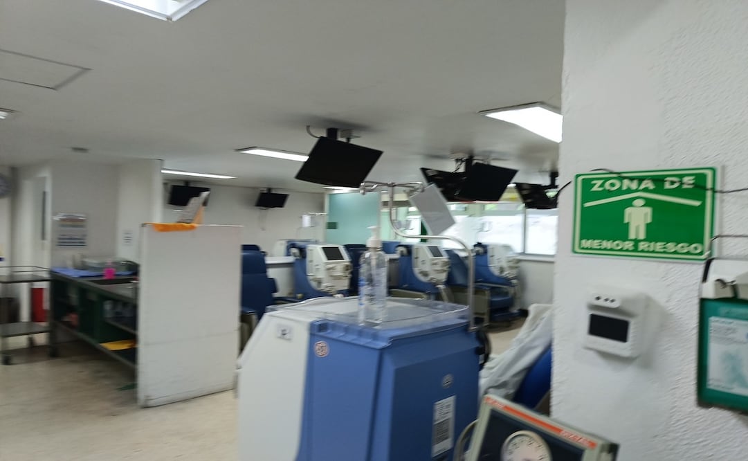 En el recorrido realizado por EL UNIVERSAL se constató que ninguna de
las máquinas para hacer hemodiálisis estaban en funcionamiento / Foto Gisela González Granados