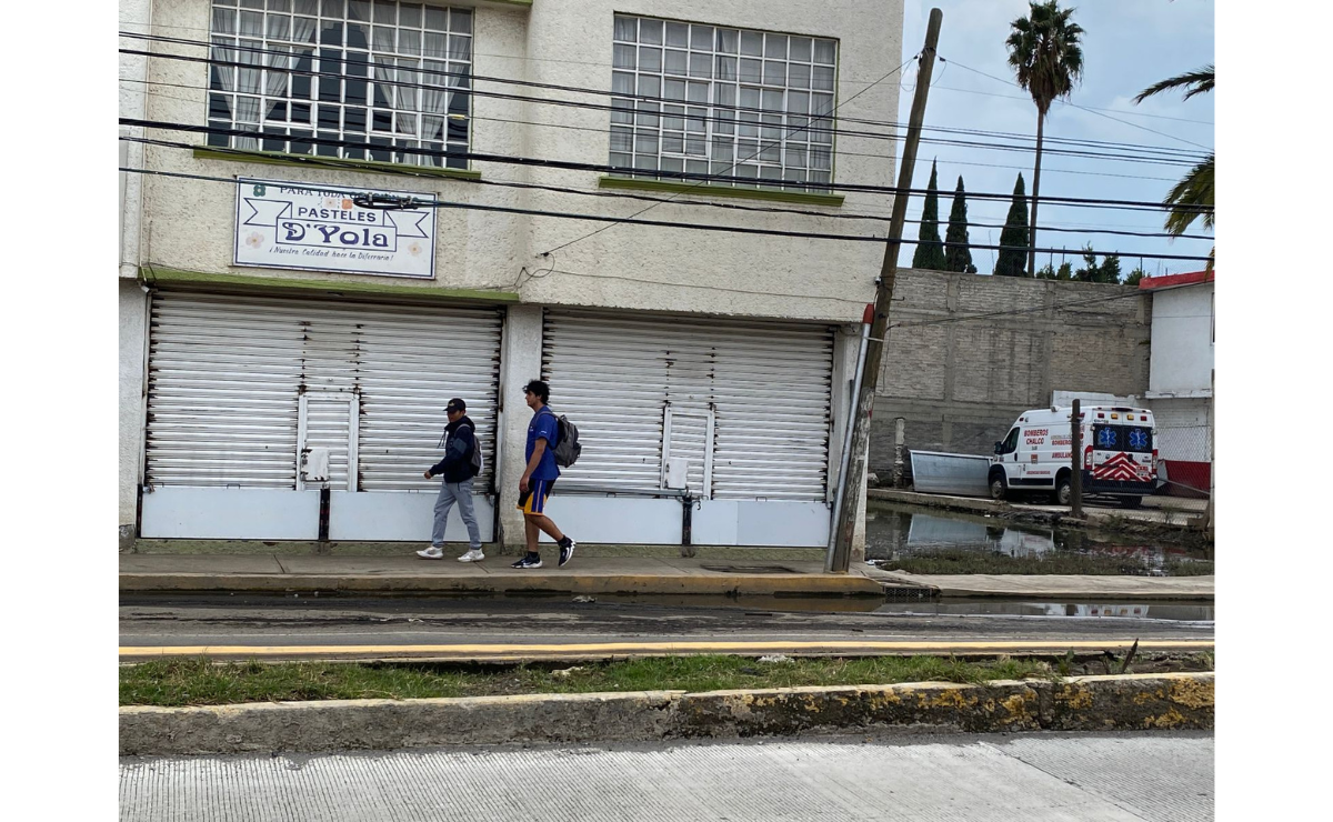 Inundaciones dejan sin negocio a pastelero de Chalco