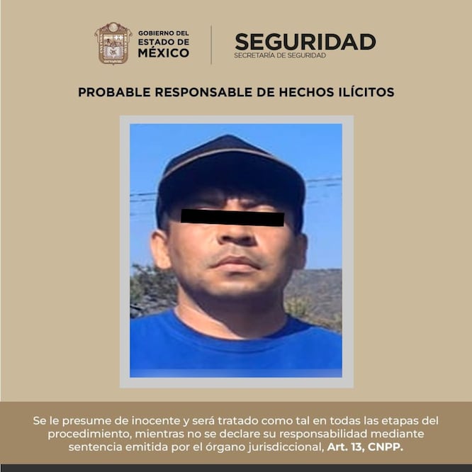 El detenido, junto con lo asegurado fue presentado ante la Agencia del Ministerio Público, donde se inició la carpeta de investigación, a fin de determinar su situación jurídica. Foto: especial