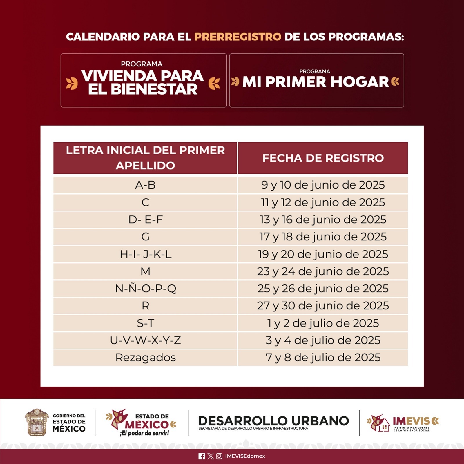 Calendario de prerregsitro / Foto Especial