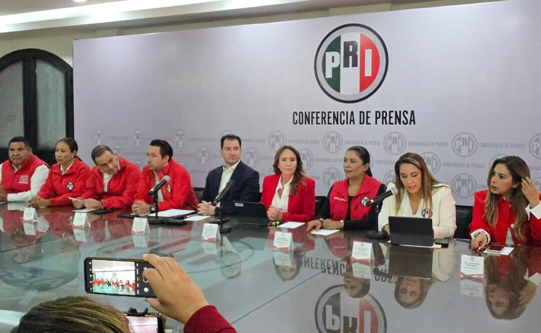 El PRI del Edomex condena la Elección Judicial como un "domingo negro" y exige su anulación por coacción del voto y falta de transparencia. Foto: Alma Rodríguez