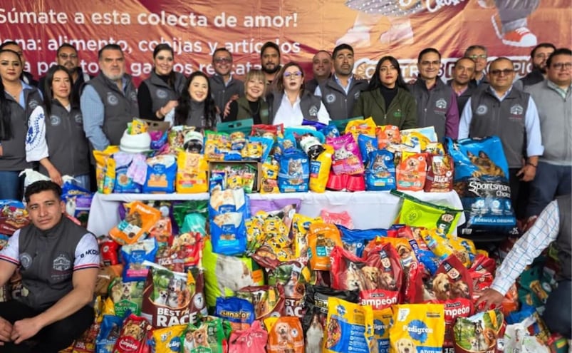 Congreso del Edomex dona casi 38 toneladas de croquetas en "Croquetmanía"
