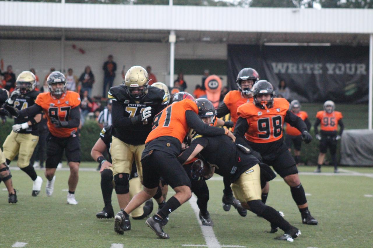 Los Potros Salvajes pierden ante Leones Anáhuac Cancún en la ONEFA. Foto Especial
