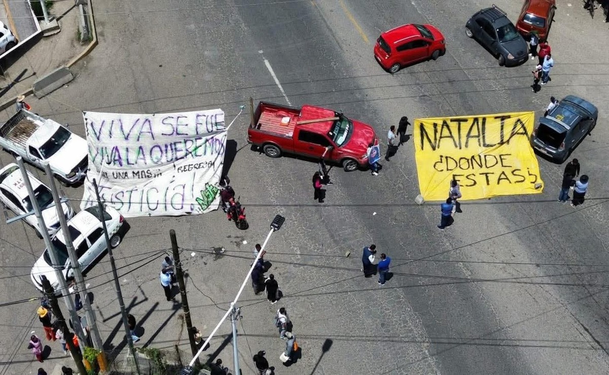 La familia de Natalia bloqueó la Toluca -Naucalpan / Foto Especial