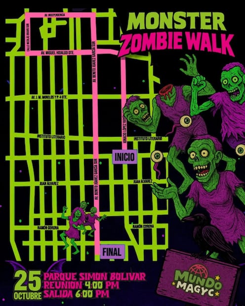 Ruta de la Monster Zombie Walk / Foto Especial