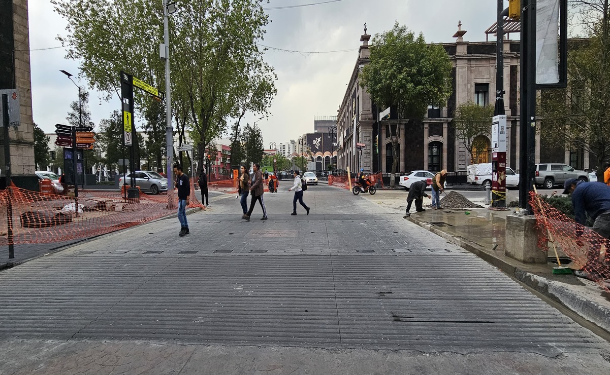 Estas obras de balizamiento buscan mejorar la seguridad y la infraestructura vial del Centro Histórico / Foto: Especial