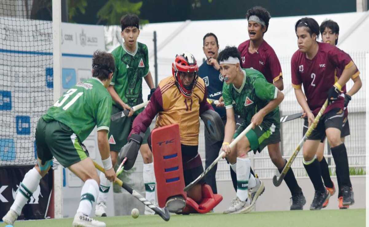 Los hockistas mexiquenses superaron los resultados de la edición pasada, cuando fueron tercer lugar en el medallero. Foto: Especial