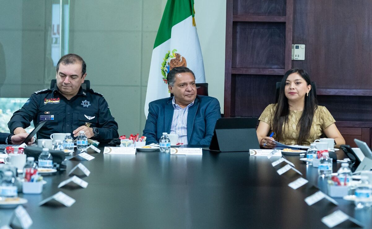 El presidente municipal de Toluca, Ricardo Moreno, destacó que esta disminución se logró en conjunto entre instituciones de seguridad. Foto: Especial