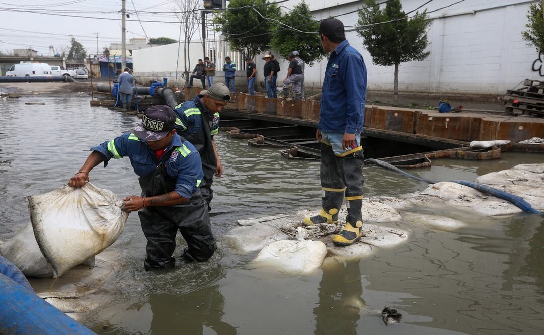 La colonia Culturas de México es una de las más afectadas por las lluvias. Foto: Luis Camacho