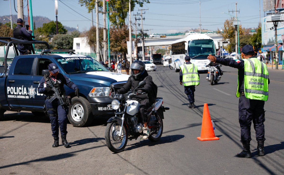 ¡Tlalnepantla pone orden! Así inició el operativo que infraccionó a 19 motociclistas. Foto: Archivo