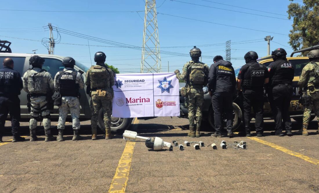 Operativo de seguridad en Ecatepec. Foto: Especial