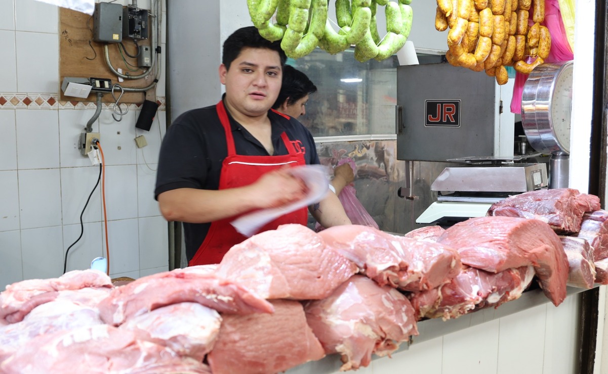 La carne de cerdo aumentó un 62.5 por ciento, al pasar de 80 a 130 pesos. Foto: Especial