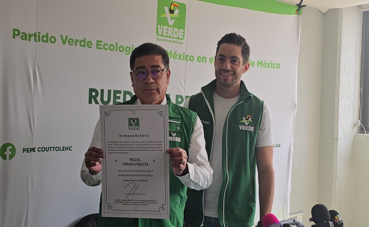 Ex priista Miguel Sámano se une al Partido Verde y asume cargo como secretario de Acción Política