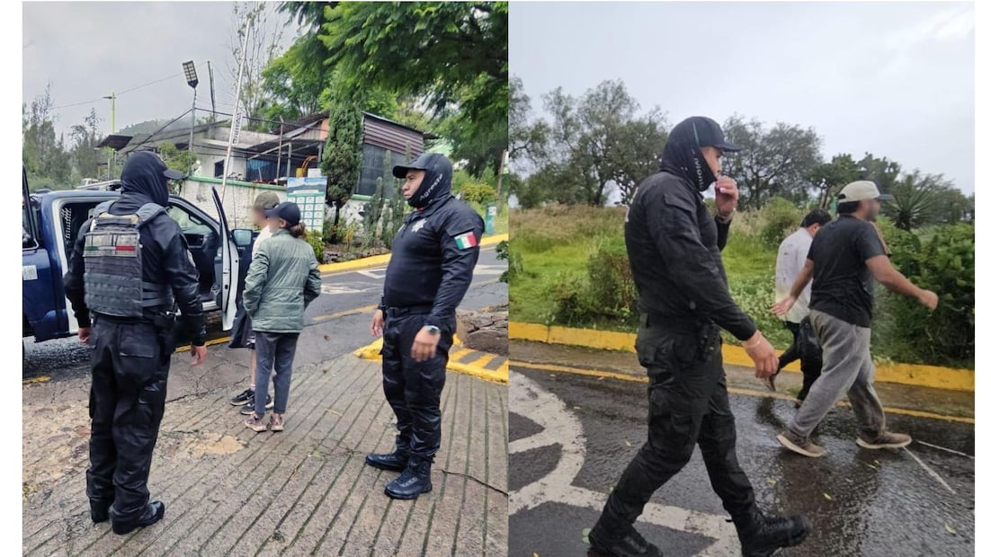Tras ser localizados, los siete excursionistas fueron valorados y se confirmó que se encontraban en buen estado de salud. Foto especial