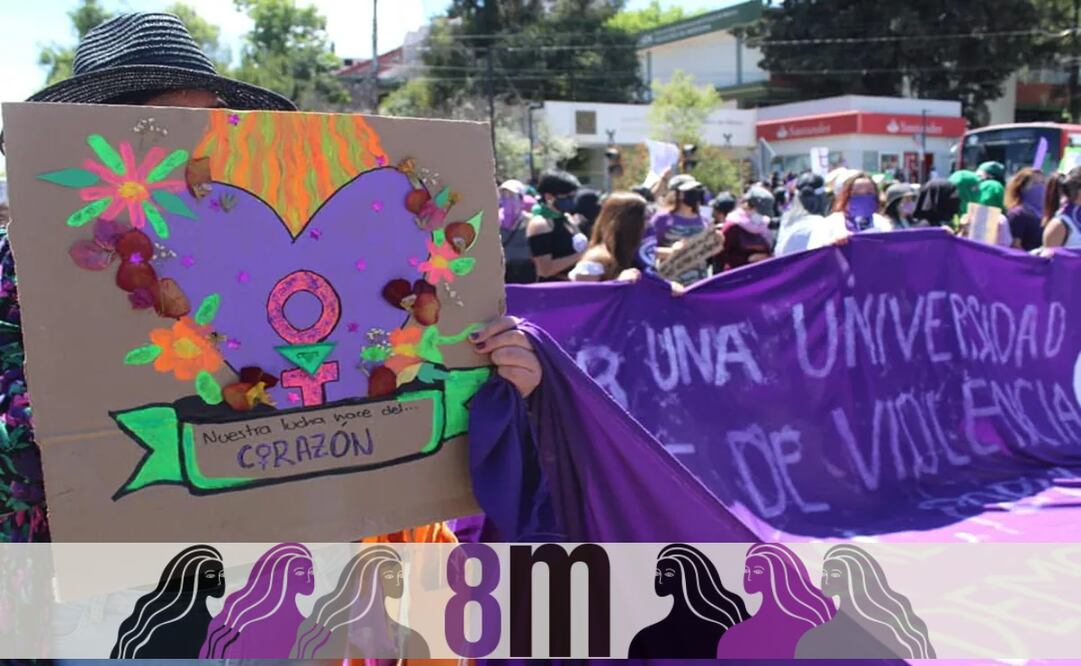 Puedes llevar un cartel con alguna frase referente al Día Internacional de la Mujer / Foto Karen Aldama