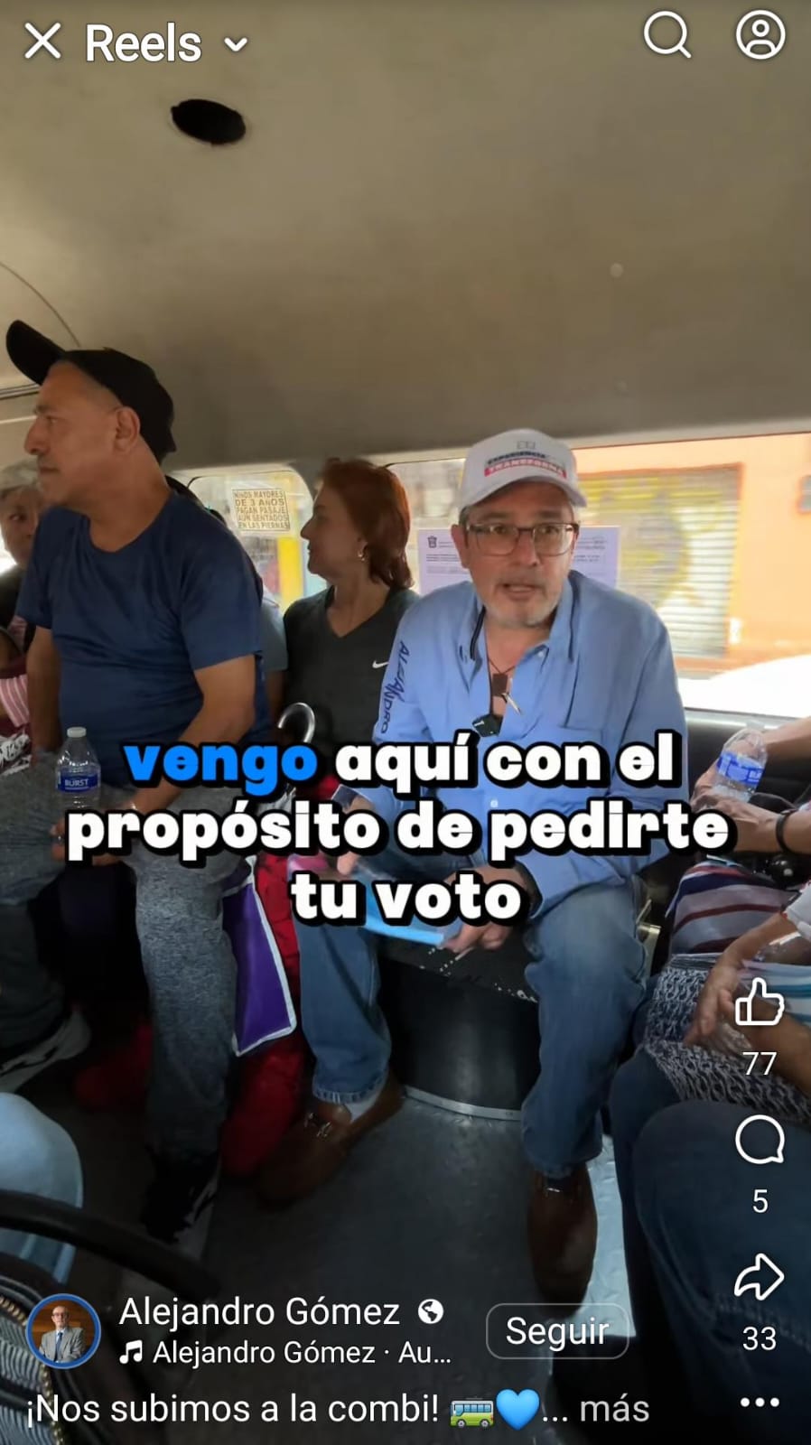 El exfiscal Alejandro Jaime Gómez Sánchez, quien aspira al Tribunal de Disciplina Judicial viajó en transporte público / Foto Especial