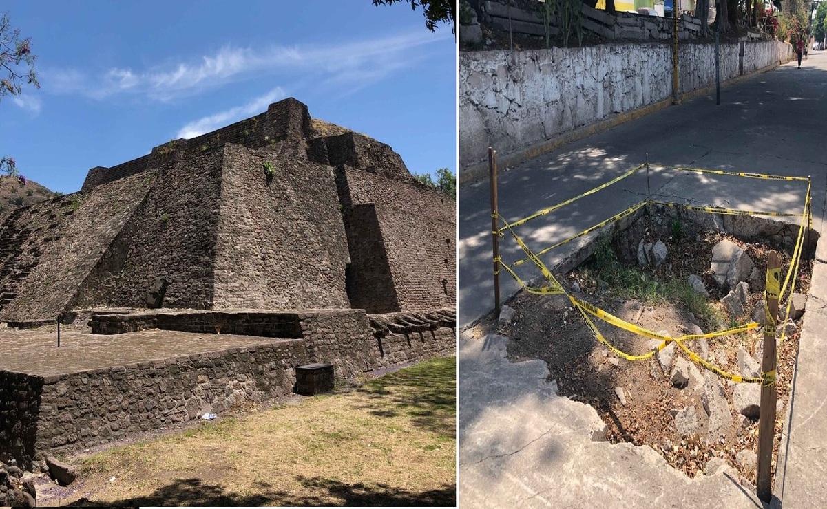 El “Huachicoleo”, narcomenudeo, ambulantaje e inseguridad acechan la zona arqueológica de Tenayuca. Foto: Diego Simón / El Universal Estado de México