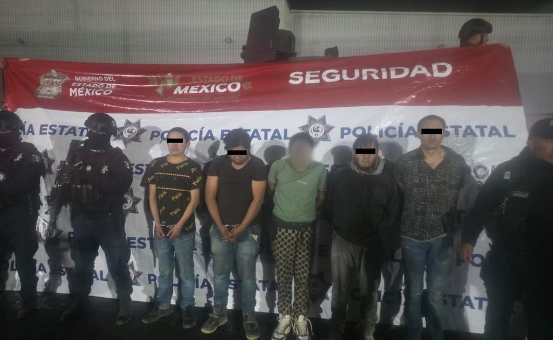 Jesús “N”, Emmanuel “N”, Rolando “N”, Israel “N”, Getsemaní “N” y un menor de 16 años fueron trasladados ante el Ministerio Público. Foto. Especial