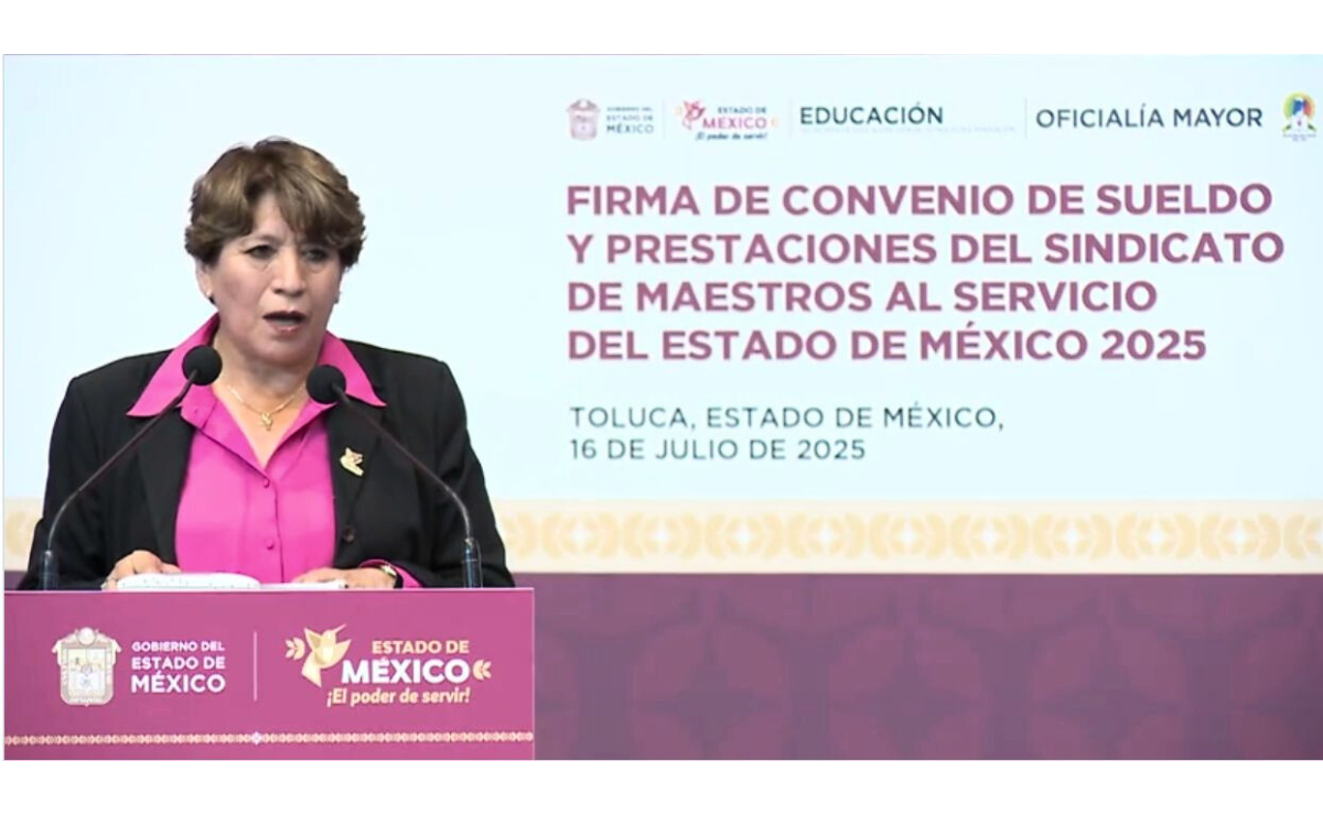 Edomex premia la pasión docente: Delfina Gómez respalda a 105 mil maestros
