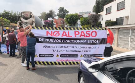 ¡No más saturación! Lomas Verdes dice ‘basta’ a nuevos desarrollos y bloquea calles