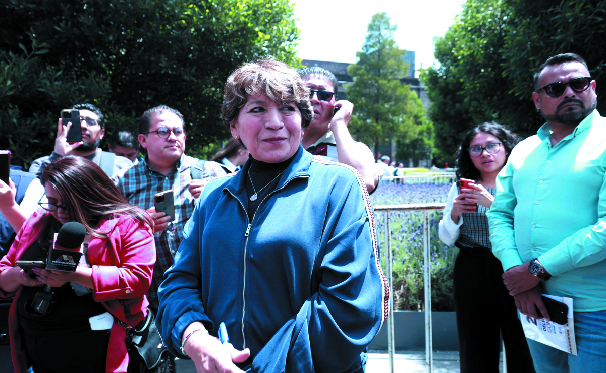 Delfina Gómez Álvarez, gobernadora del Edomex / Foto Alejandro Vargas