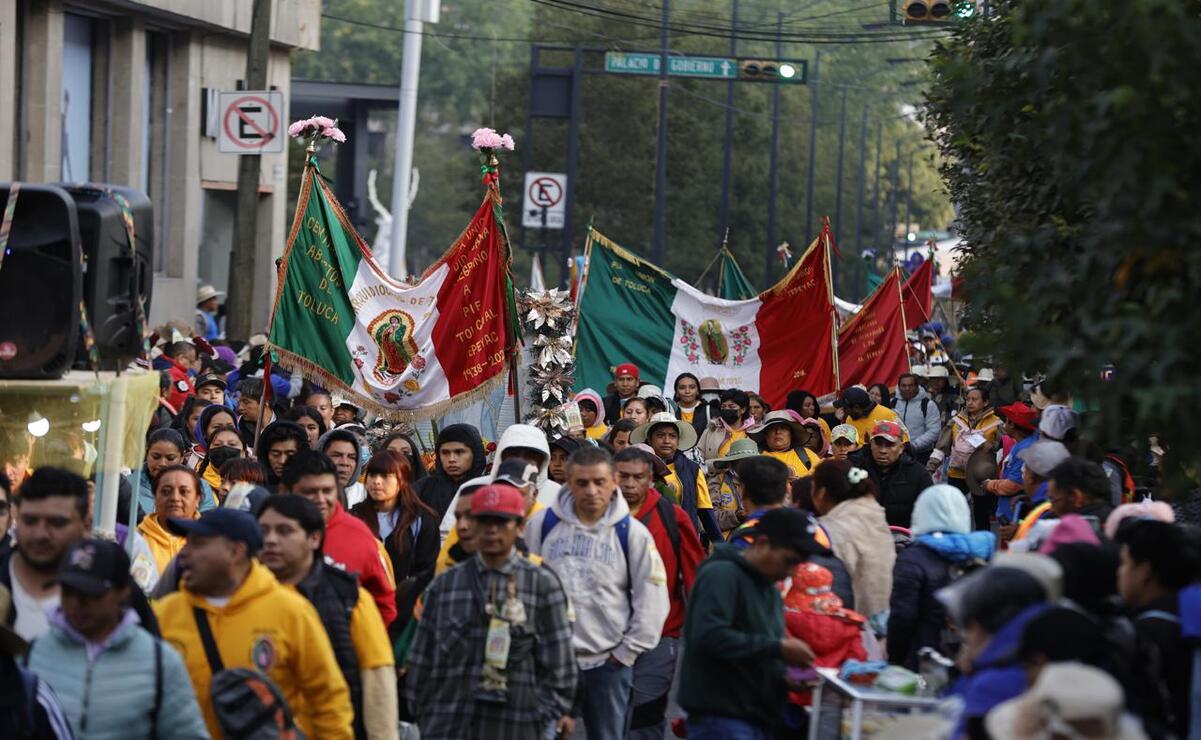 Edomex: Inicia el andar de los peregrinos mexiquenses hacia la Basílica de Guadalupe