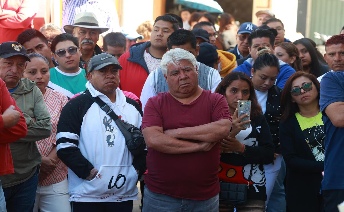 Habitantes de Capulhuac se solidarizan con la psicóloga agredida / Foto Alejandro Vargas