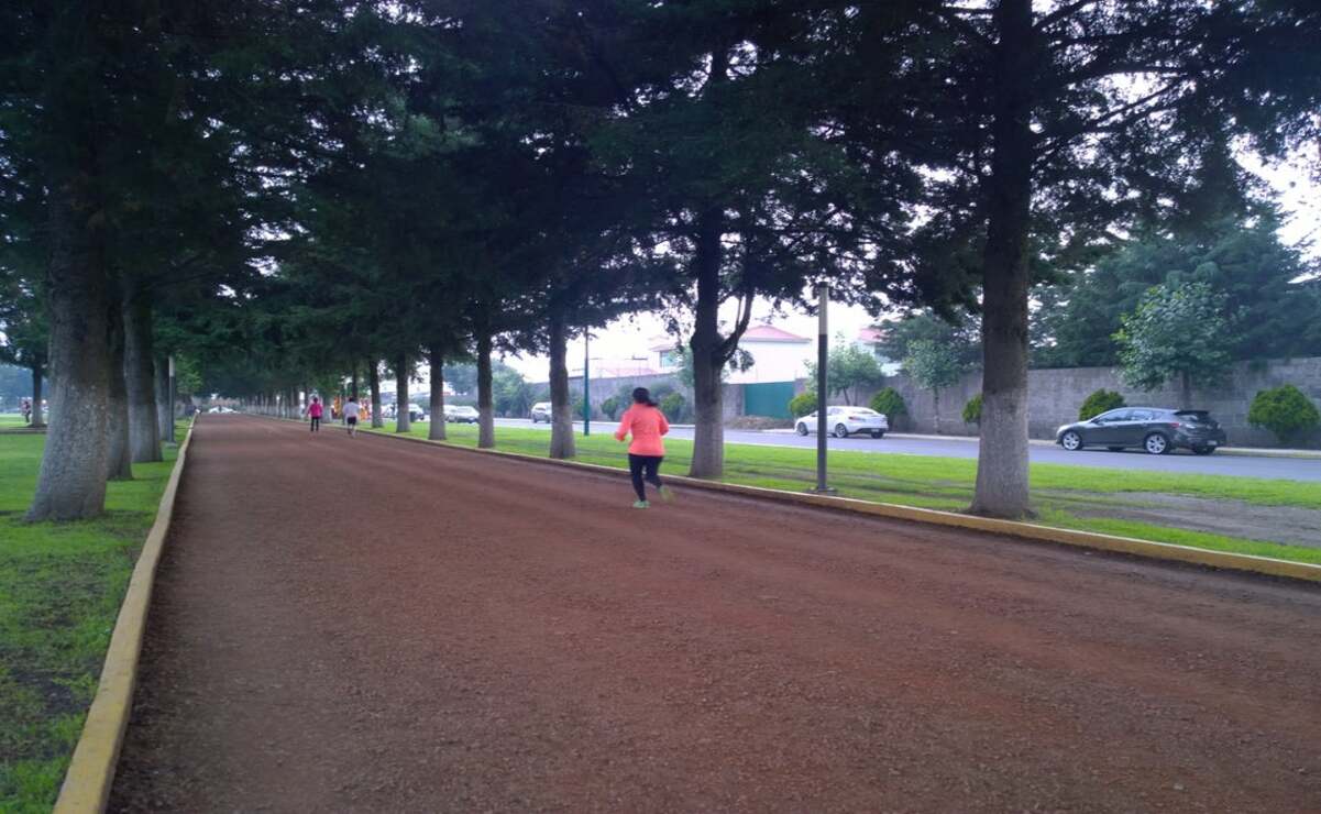Varias personas utilizan las instalaciones del parque para hacer deporte. Foto: Especial