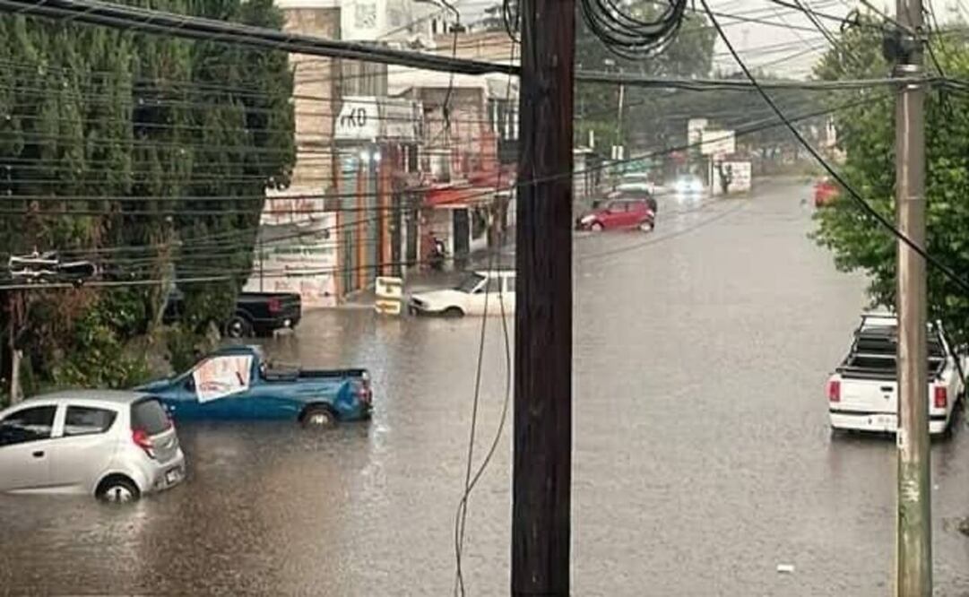 La granizada y tormenta cayó cerca de las 18:00 horas en Cuautitlán Izcalli / Foto: Especial