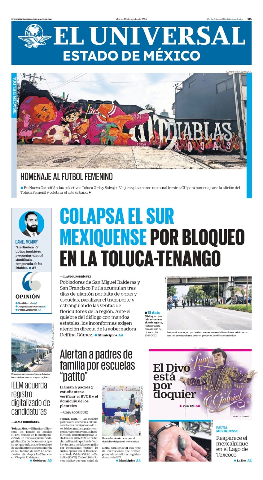 Portada 28 de agosto de 2026