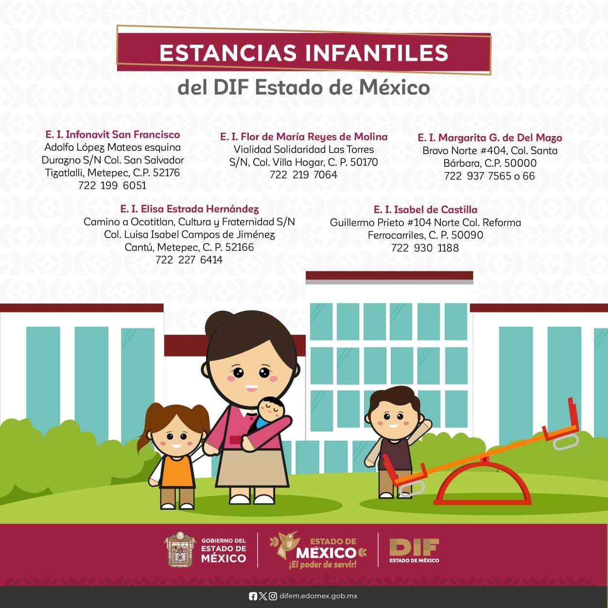 Estancias infantiles del DIFEM / Foto Especial