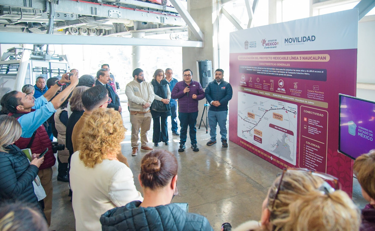 Edomex: Supervisa Secretaría de Movilidad avances de la Línea III del Mexicable 