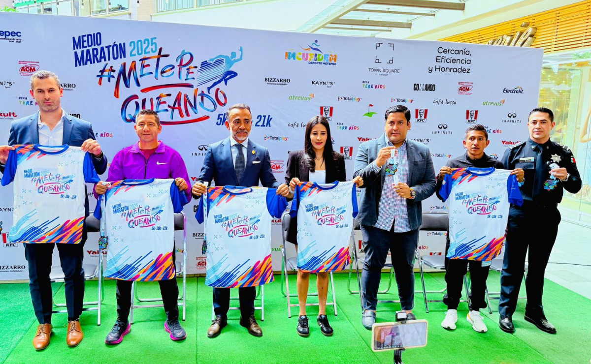 Corredores invadirán Metepec en el Medio Maratón "Metepequeando 2025"